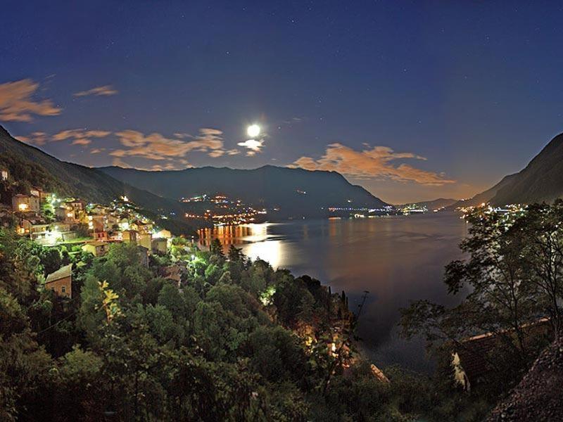 Sonia - Musica & Aperol Panorama-Fewo Lägenhet Pognana Lario Exteriör bild