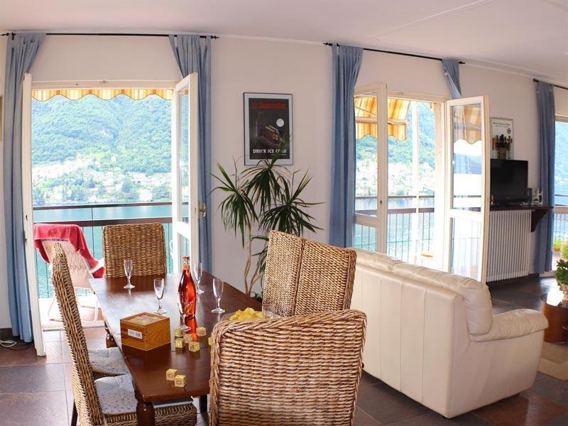 Sonia - Musica & Aperol Panorama-Fewo Lägenhet Pognana Lario Exteriör bild